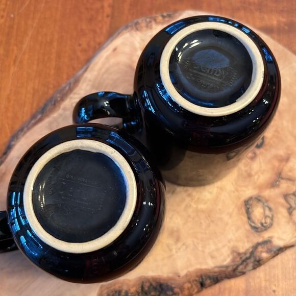 Set of 2  Denby England Jet Beaker Mugs - Picture 3 of 5